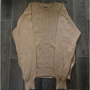 Burberrys cable knit sweater